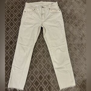 White Old Navy Boyfriend jeans